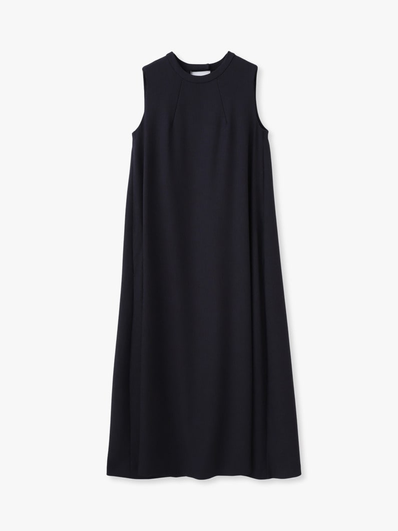ネックスリット スリーブレス ドレス 詳細画像 navy 4
