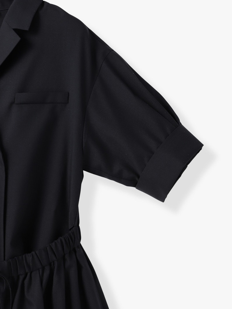 ドライトロピカル テーラードカラードレス 詳細画像 navy 3