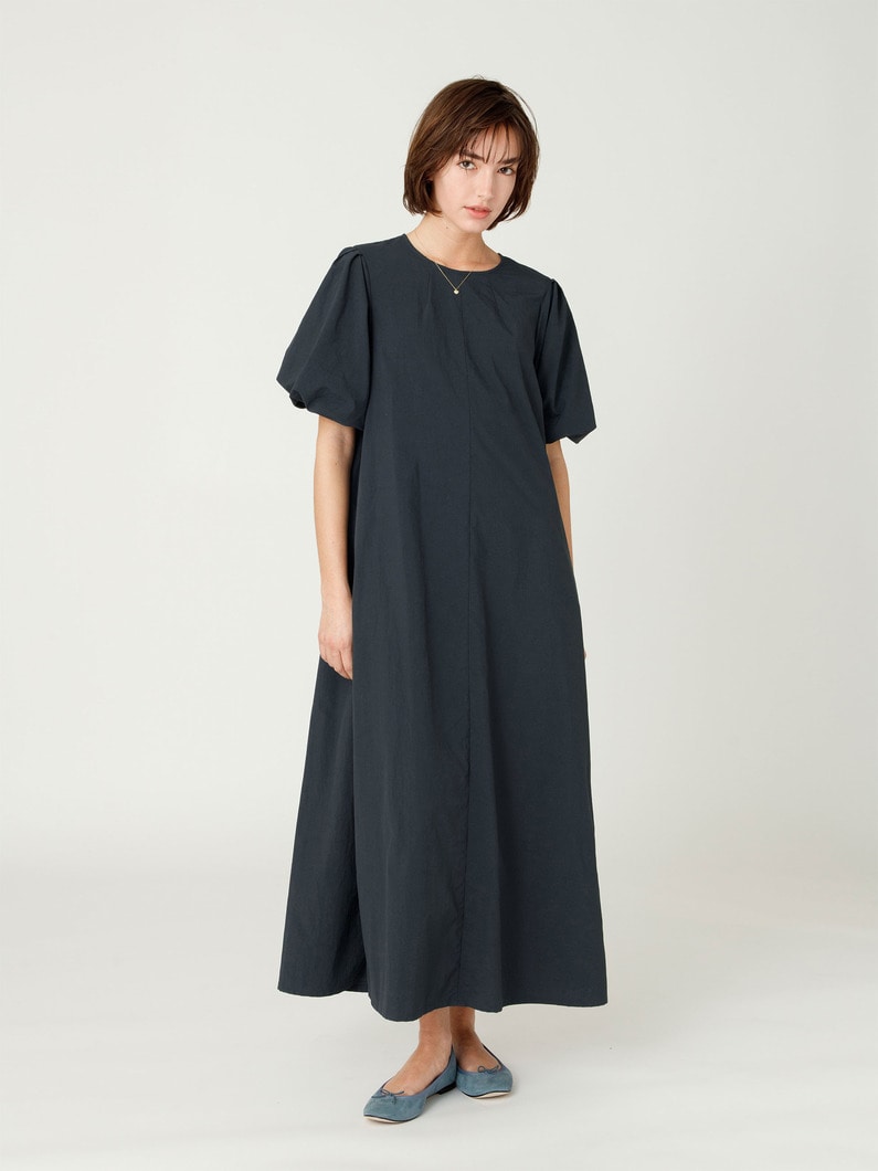 バルーンスリーブ ドレス 詳細画像 charcoal gray
