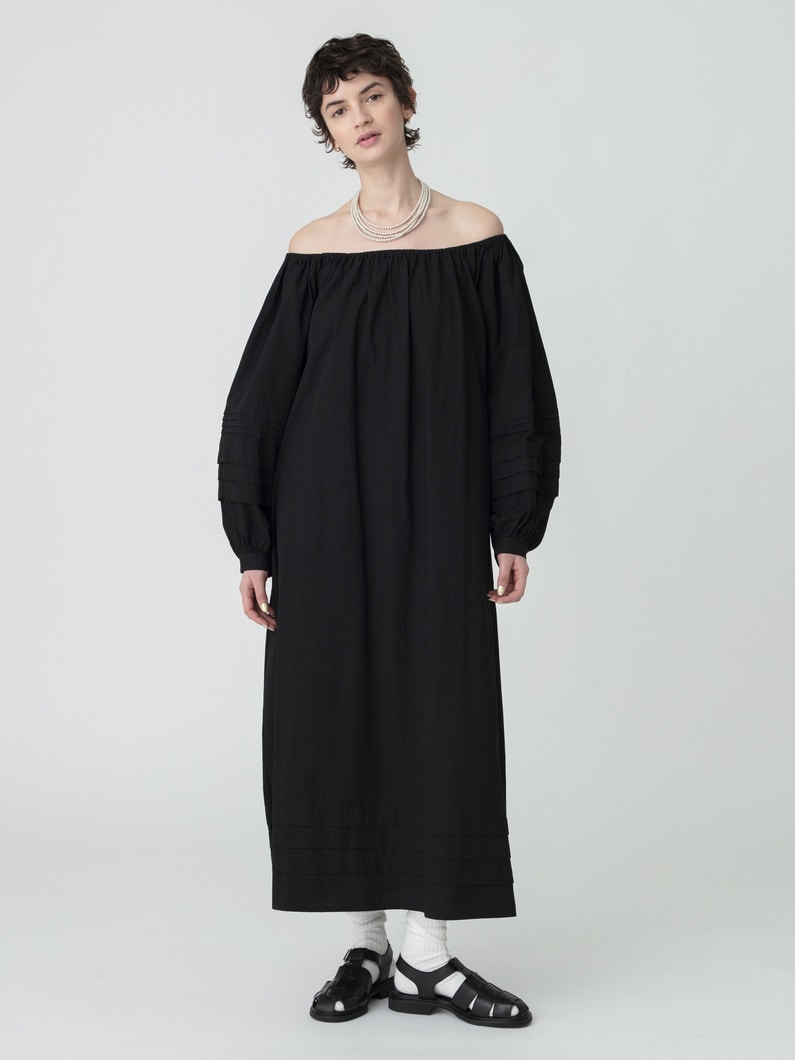 2WAY オフショルダー ドレス 詳細画像 black 4