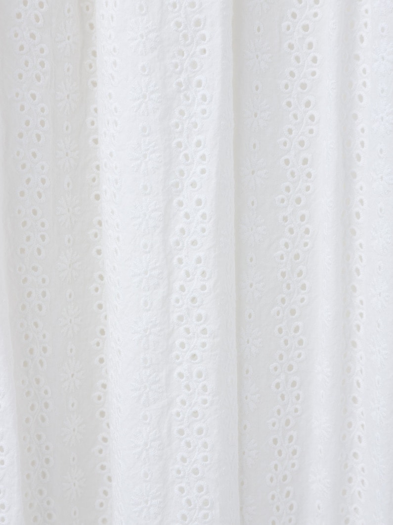 カットワーク ティアード ドレス 詳細画像 white 4