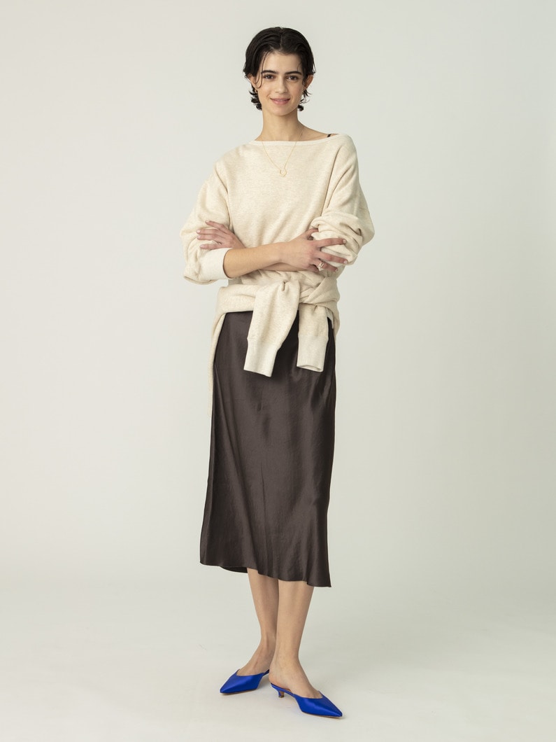 キャミソール ドレス（ライトブルー/ブラウン/パープル） 詳細画像 brown 2