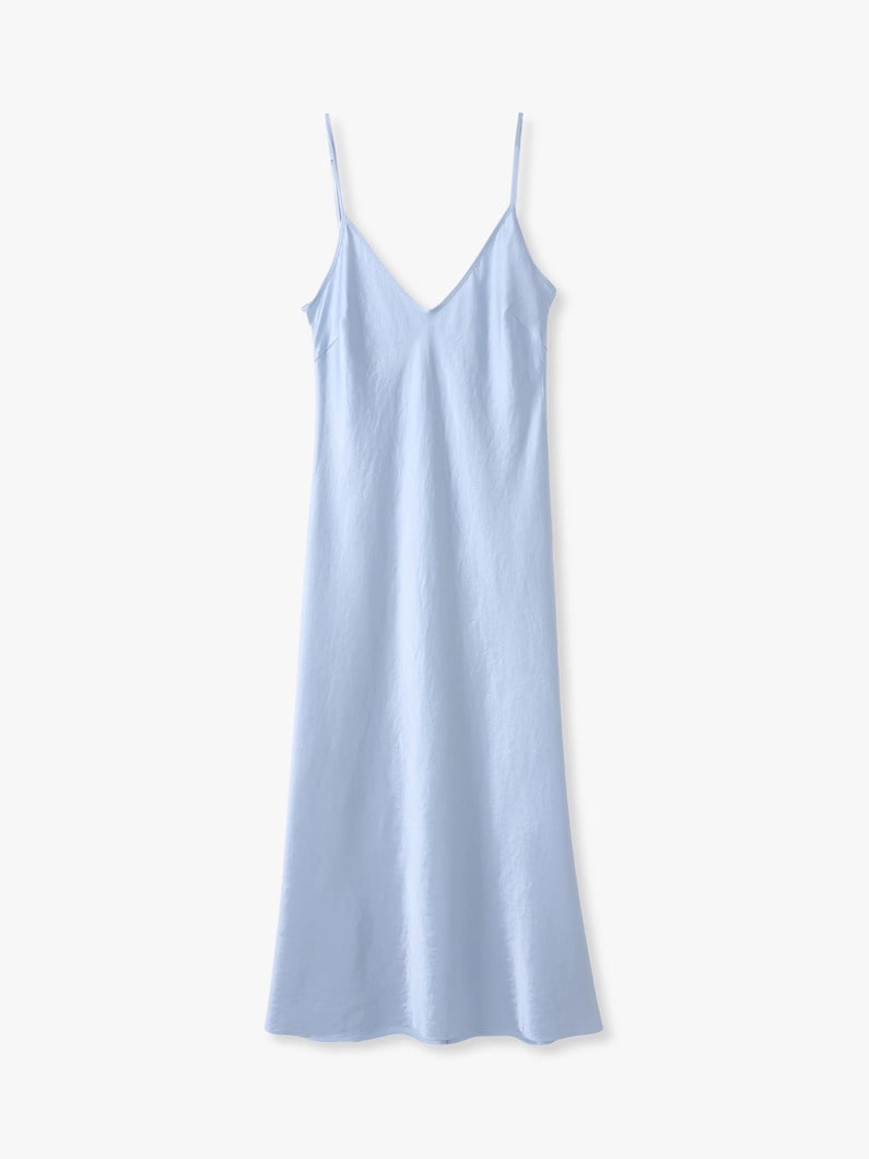 キャミソール ドレス（ライトブルー/ブラウン/パープル） 詳細画像 light blue 5