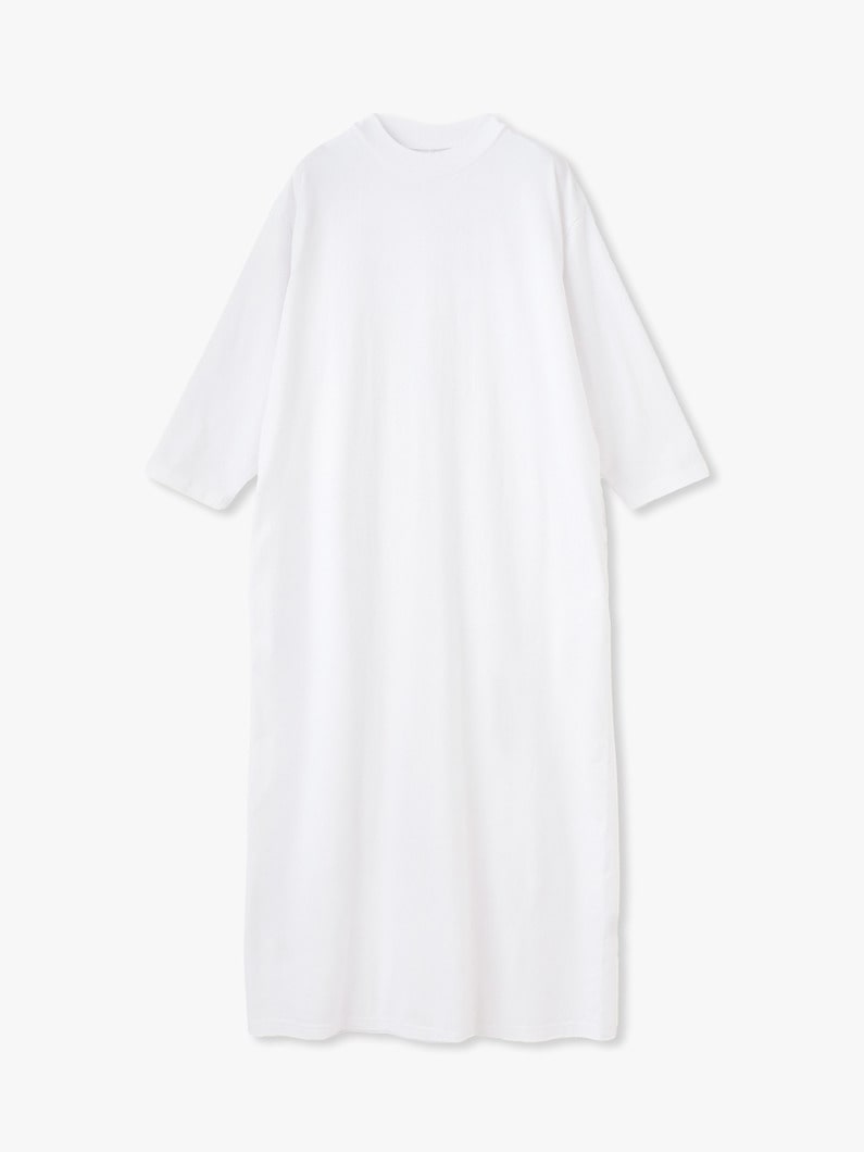 サステナブルコットン ロングスリーブ ドレス 詳細画像 white 4