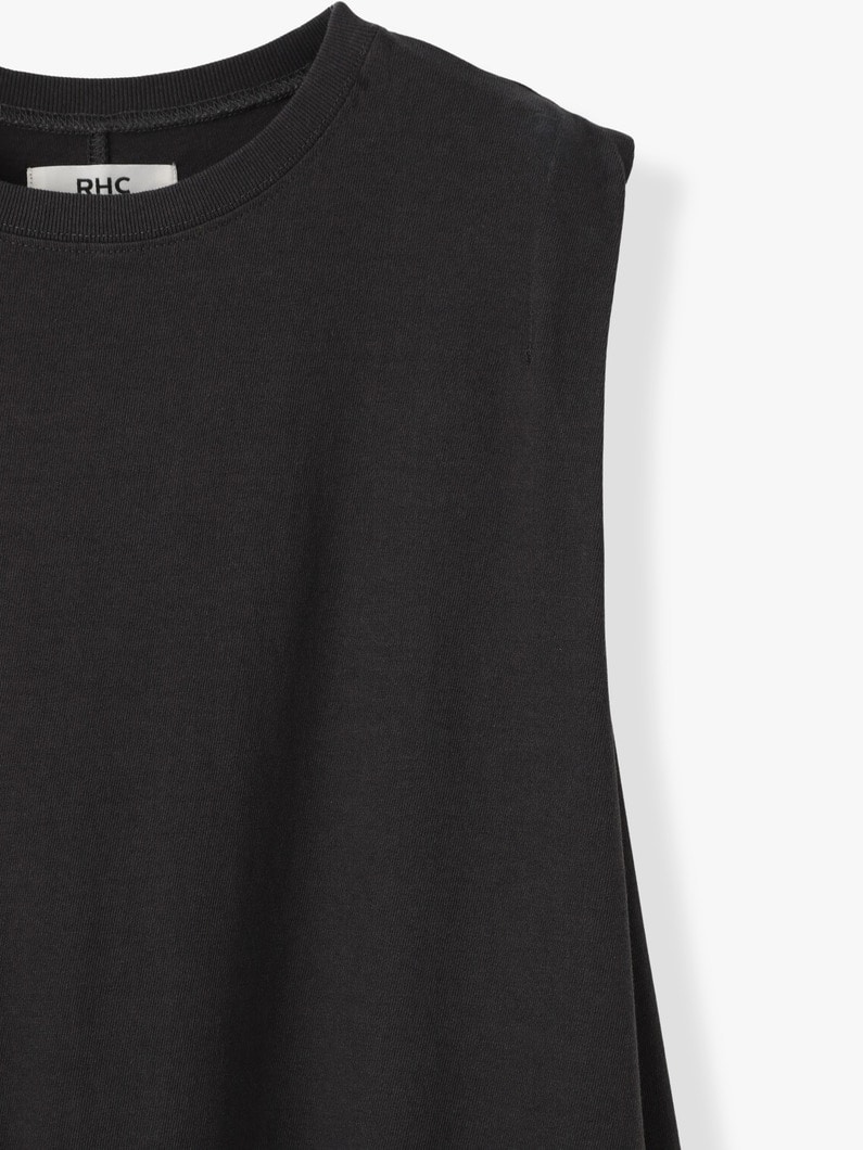 タック スリーブレス ドレス 詳細画像 charcoal gray 2
