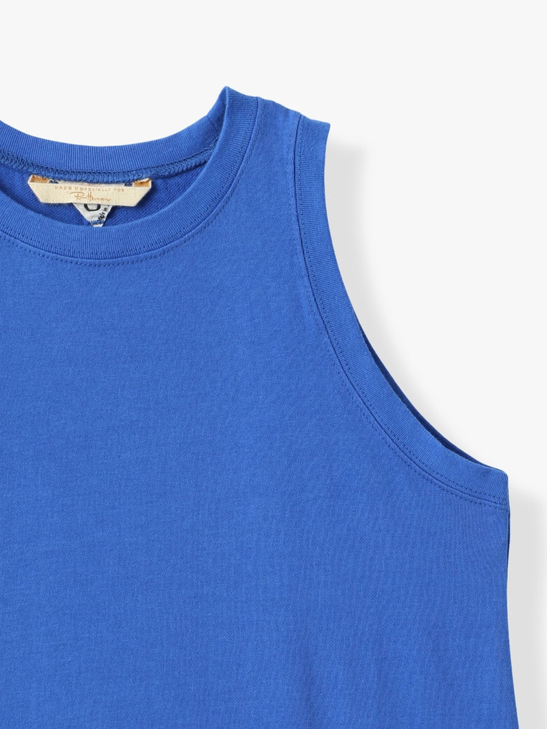 ミニ フレンチテリー ロングドレス 詳細画像 blue 2