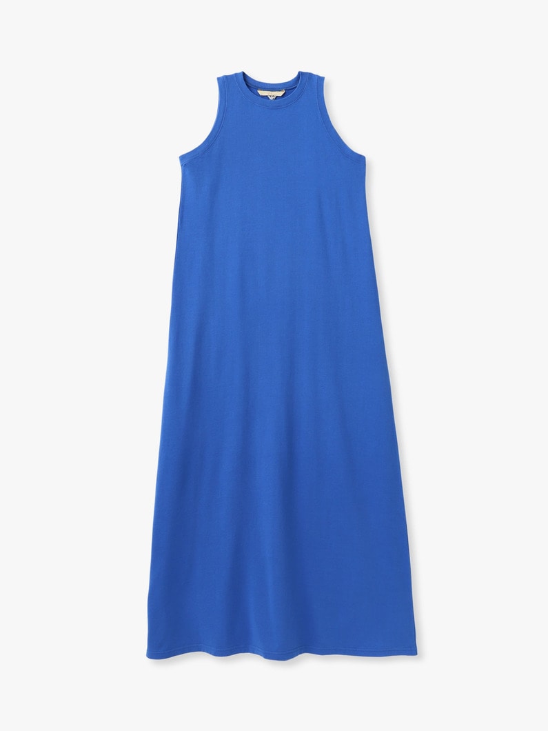 ミニ フレンチテリー ロングドレス 詳細画像 blue 4