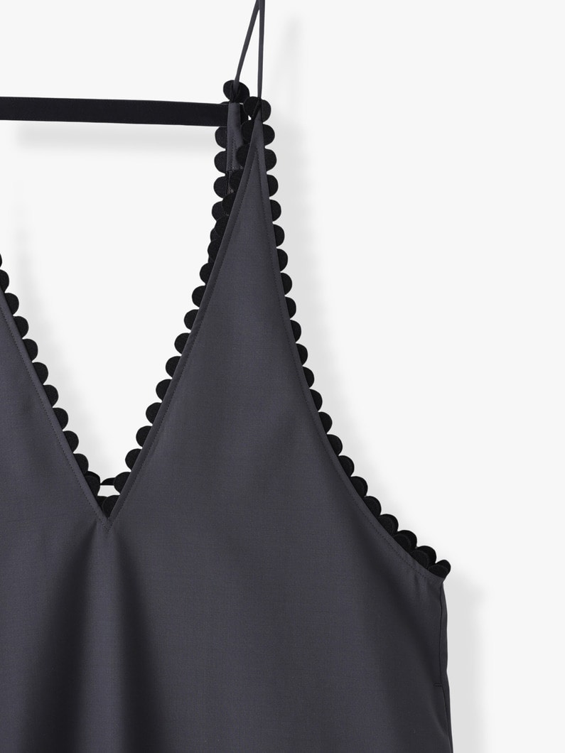 エクストラファインウール キャミソールドレス 詳細画像 gray 2