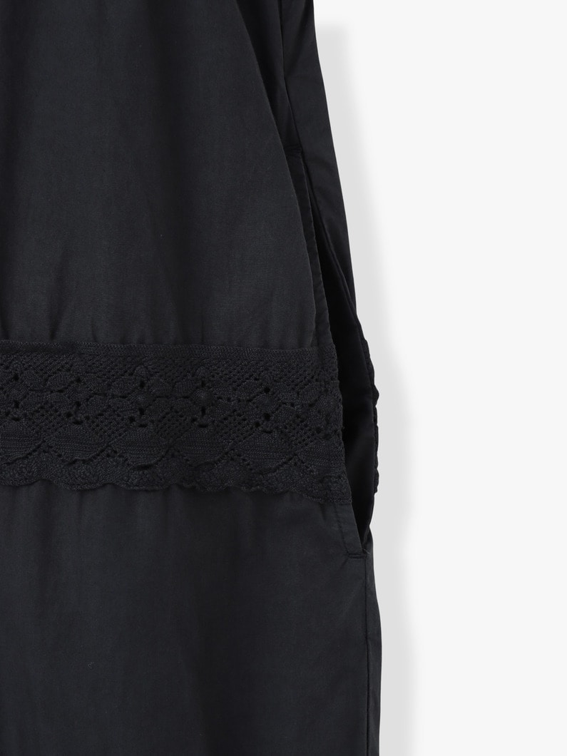 レース ディティール ロングドレス 詳細画像 white 3