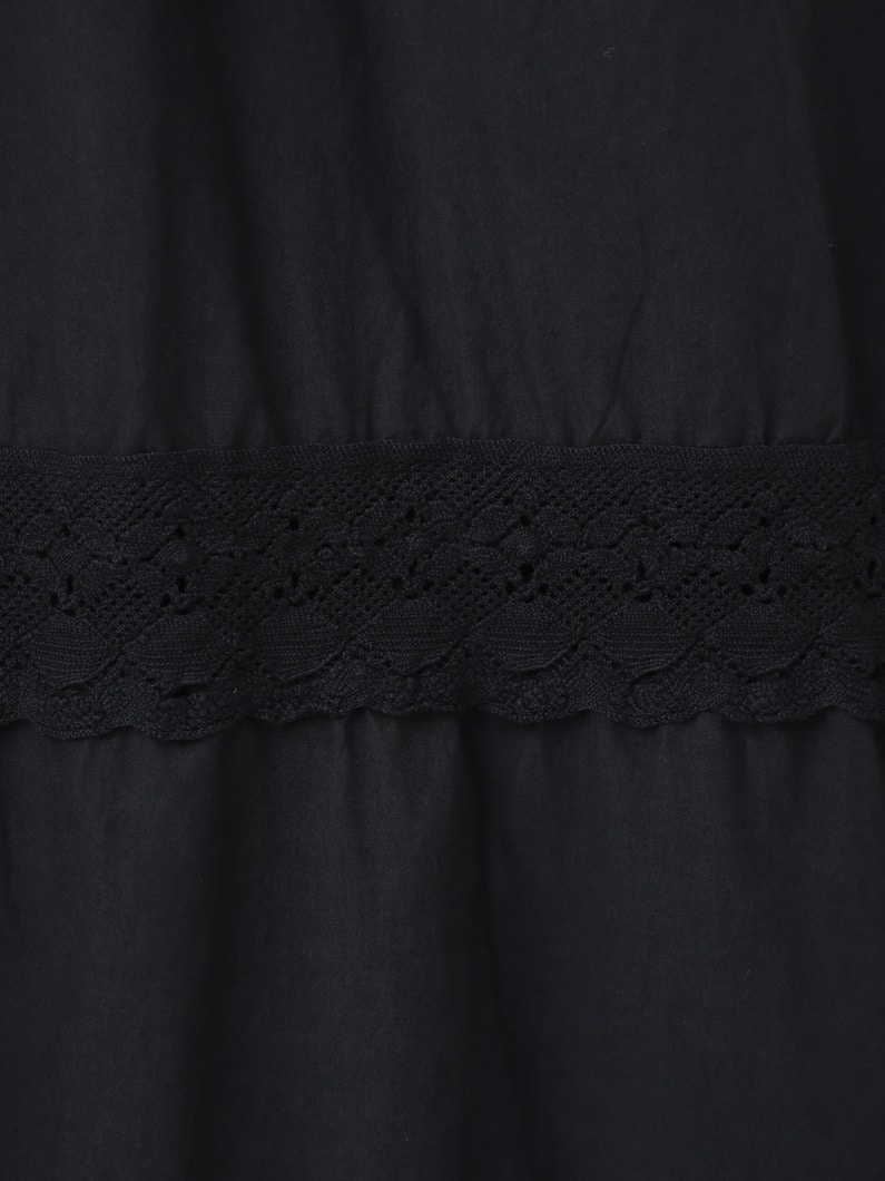 レース ディティール ロングドレス 詳細画像 white 4