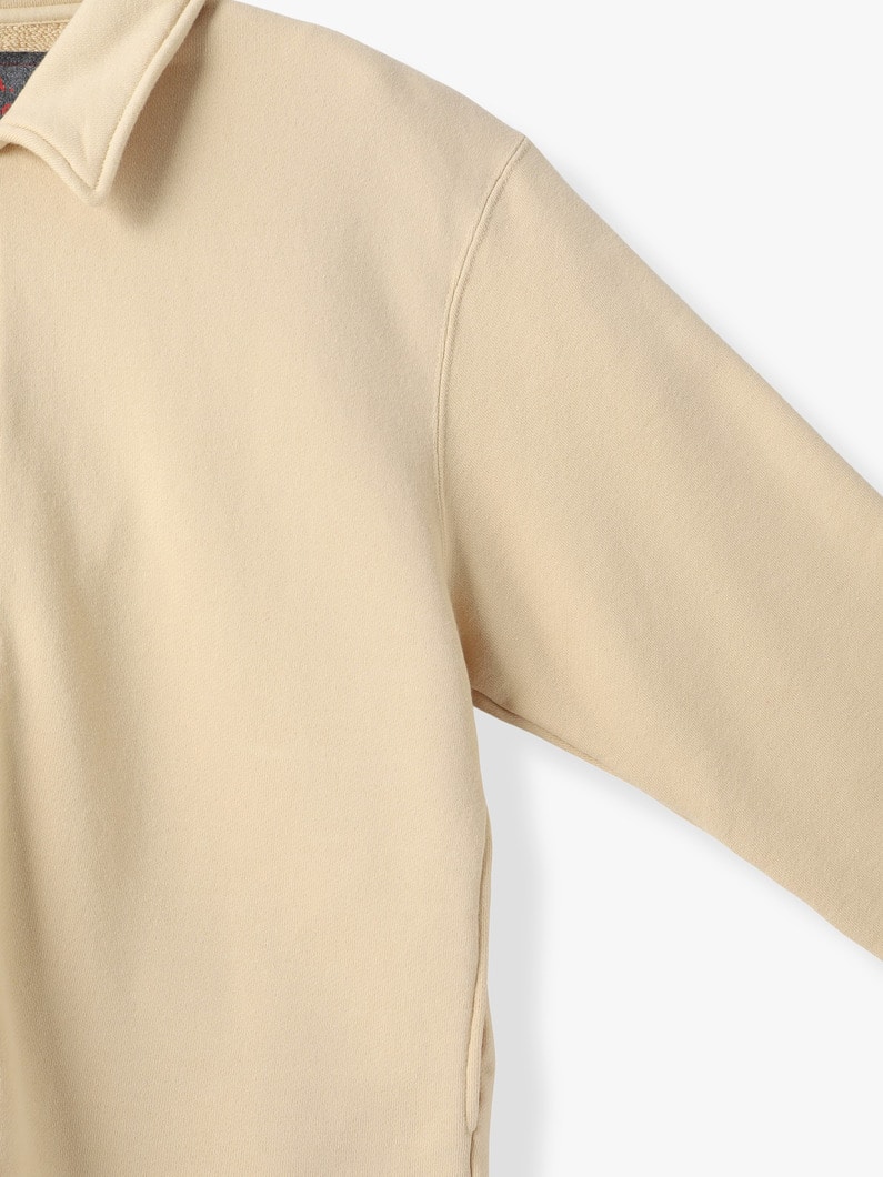 ガーメントダイ スウェット ブルゾン 詳細画像 red 2