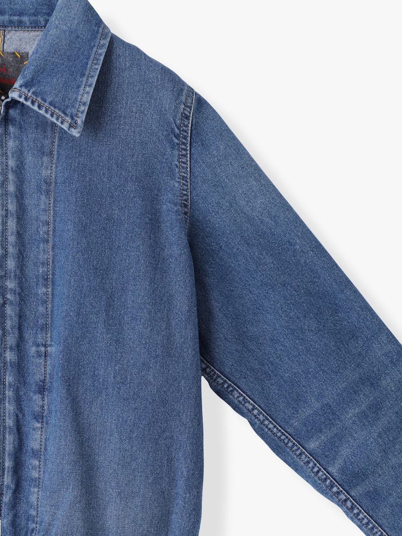 ブロークン デニム ブルゾン 詳細画像 blue 2