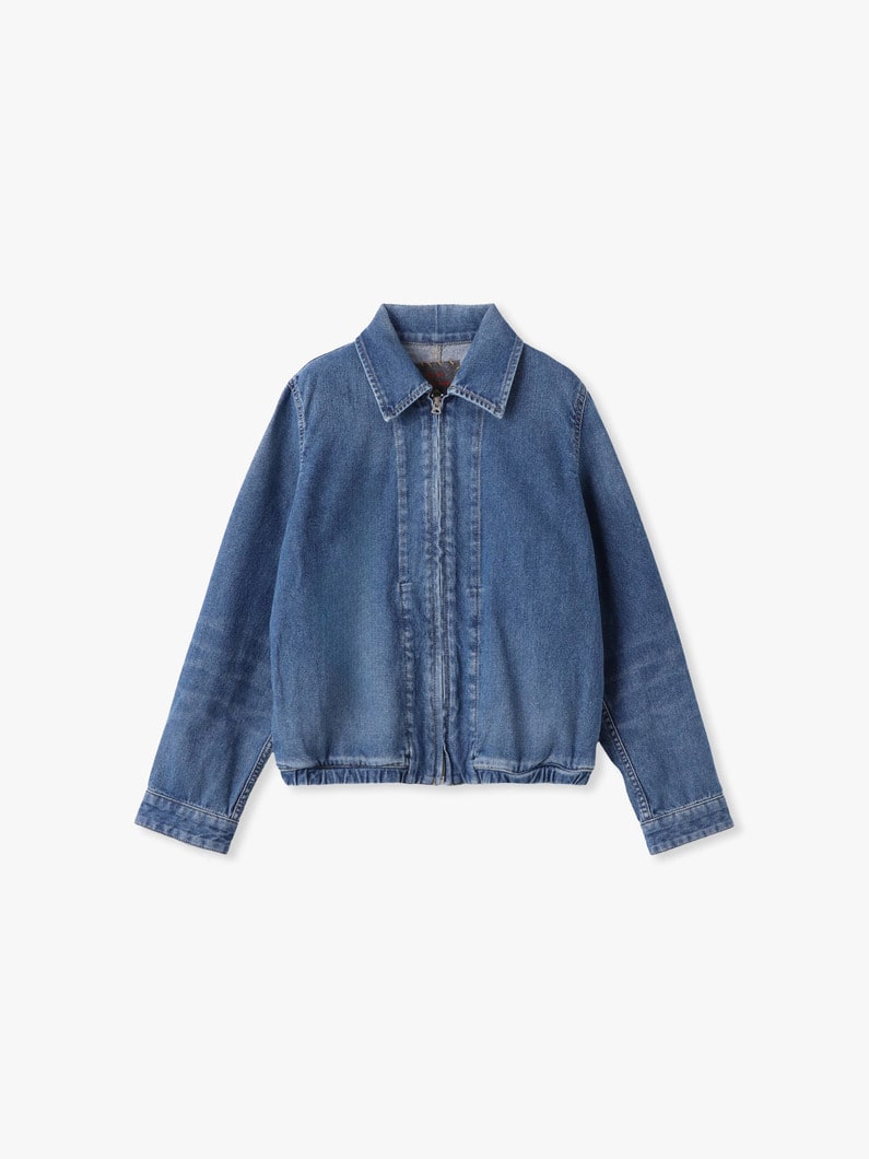 ブロークン デニム ブルゾン 詳細画像 blue 4