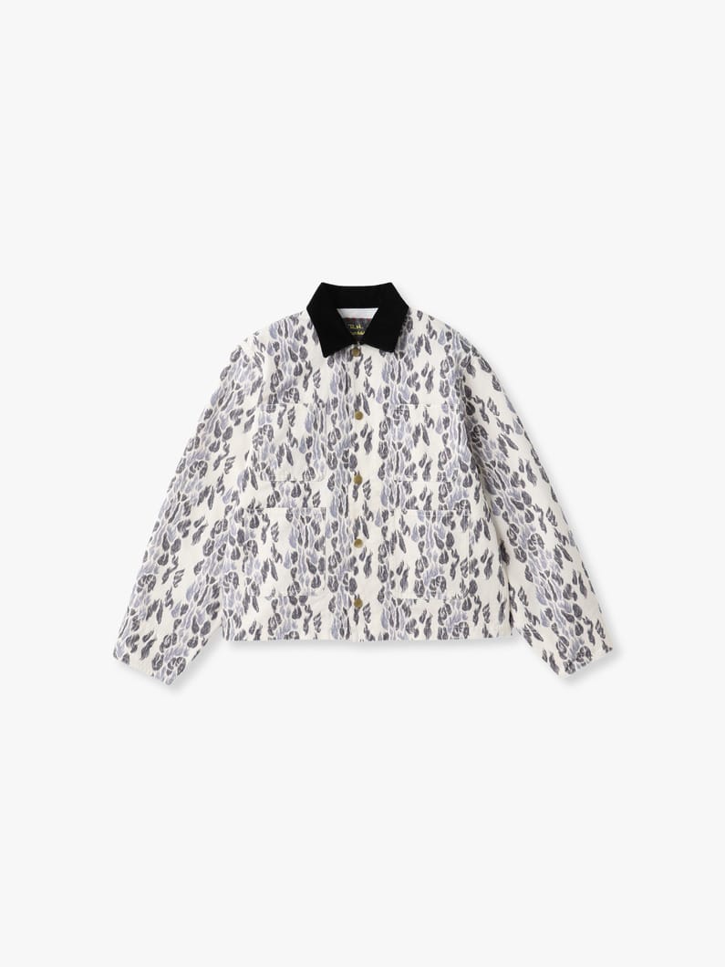 レオパード ダック カバーオール 詳細画像 ivory