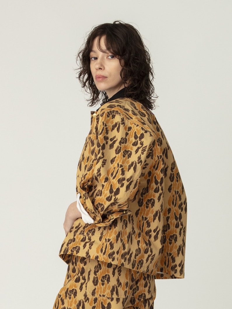 レオパード ダック カバーオール 詳細画像 beige 1