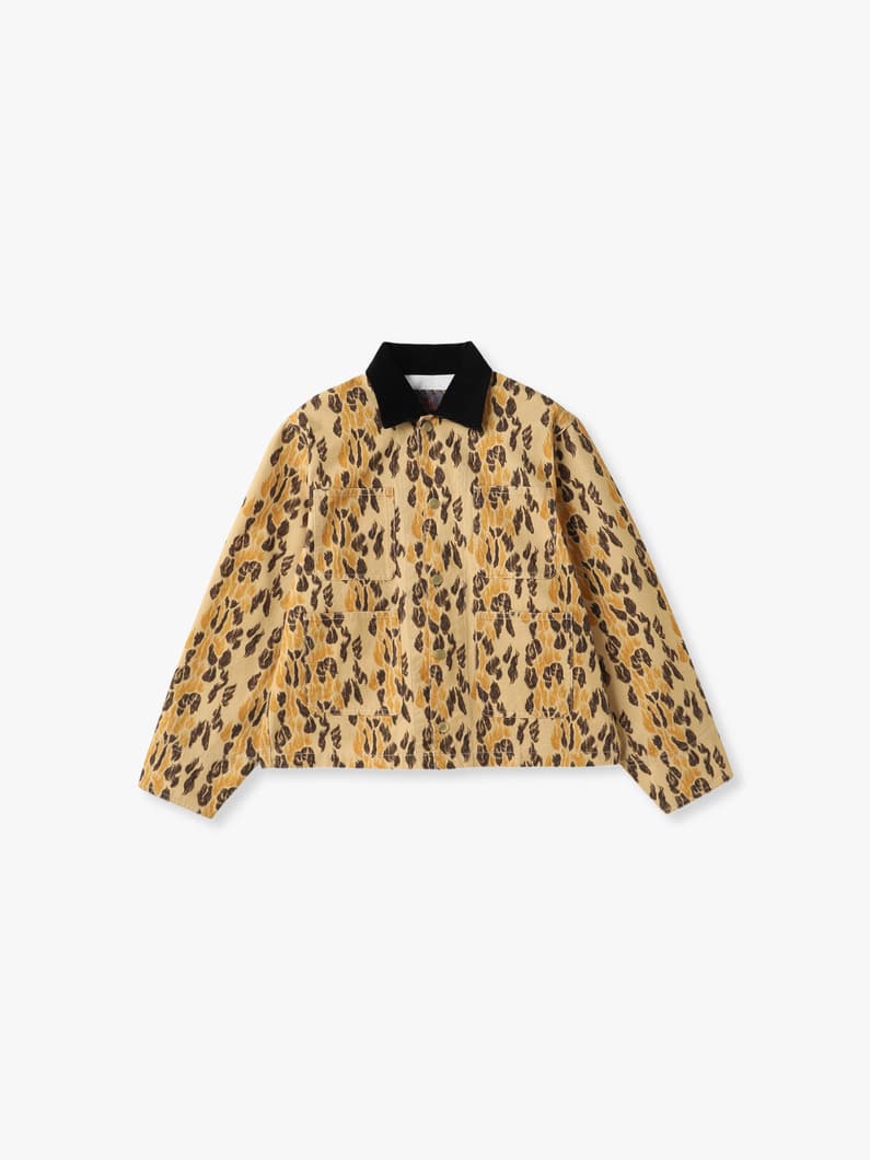 レオパード ダック カバーオール 詳細画像 beige 4