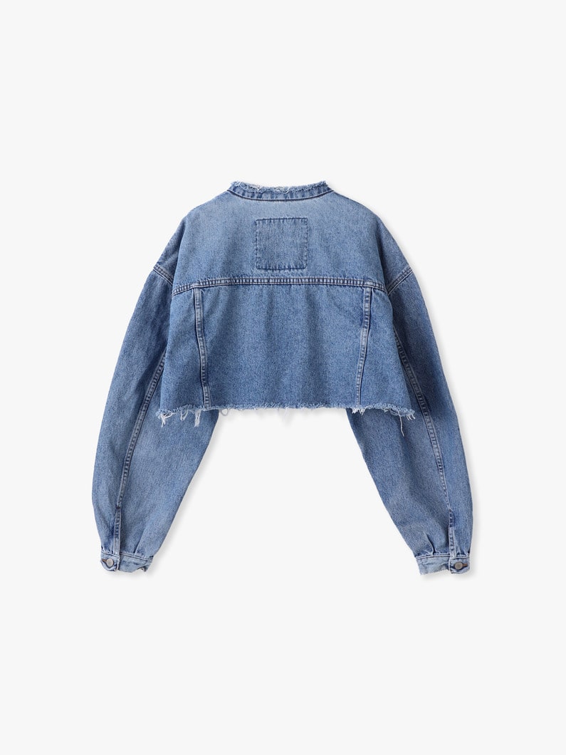 マイクロ スタンド デニム ジャケット 詳細画像 blue 1