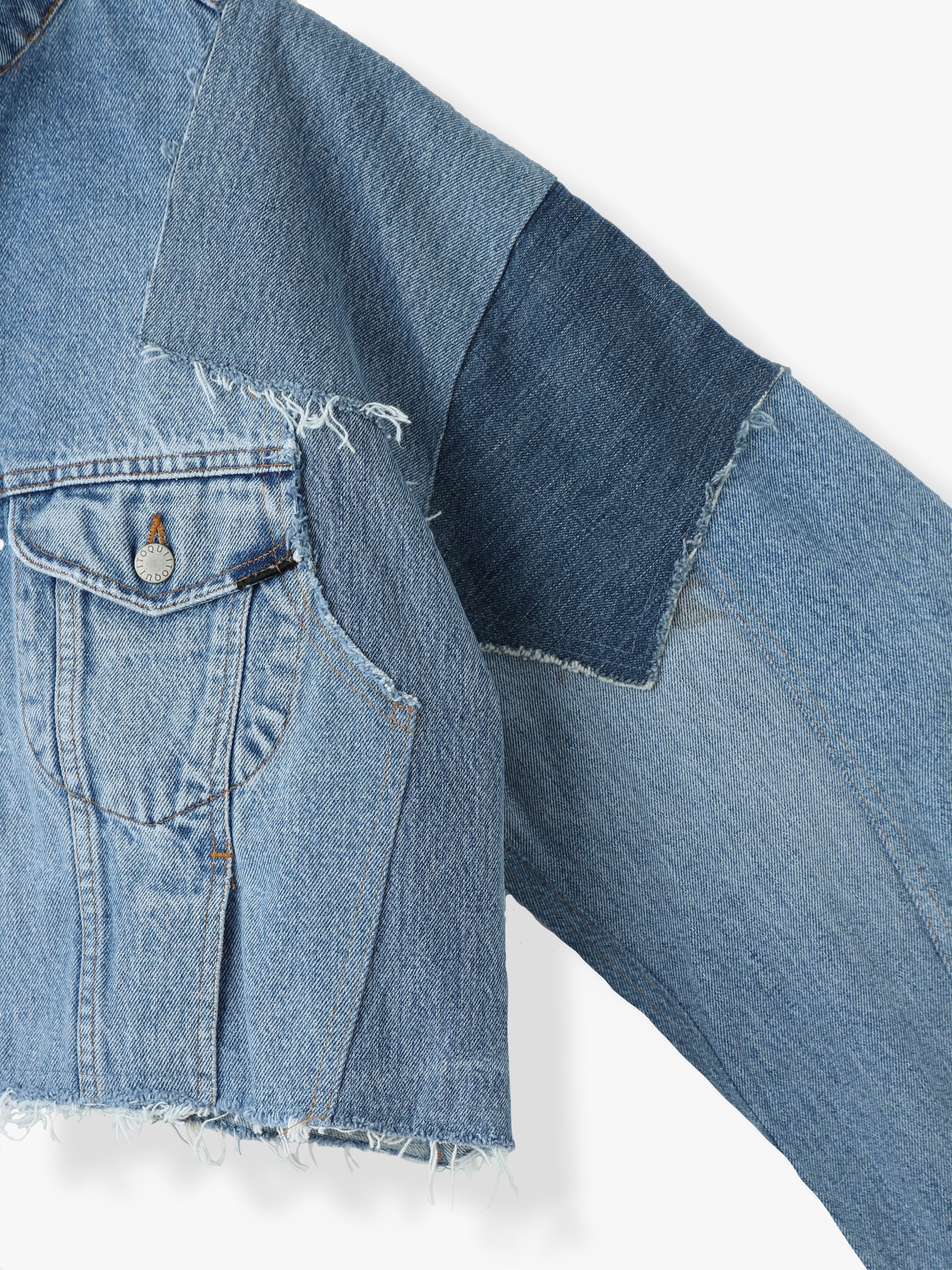 【レア】パッチワークデニムジャケット 中古・古着通販】LEVI'S (リーバイス) パッチワークデニムジャケット
