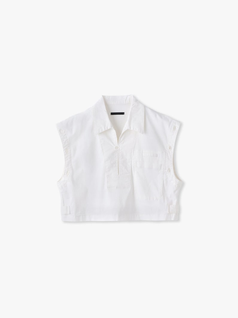 2WAY ワーク プルオーバー 詳細画像 white 3