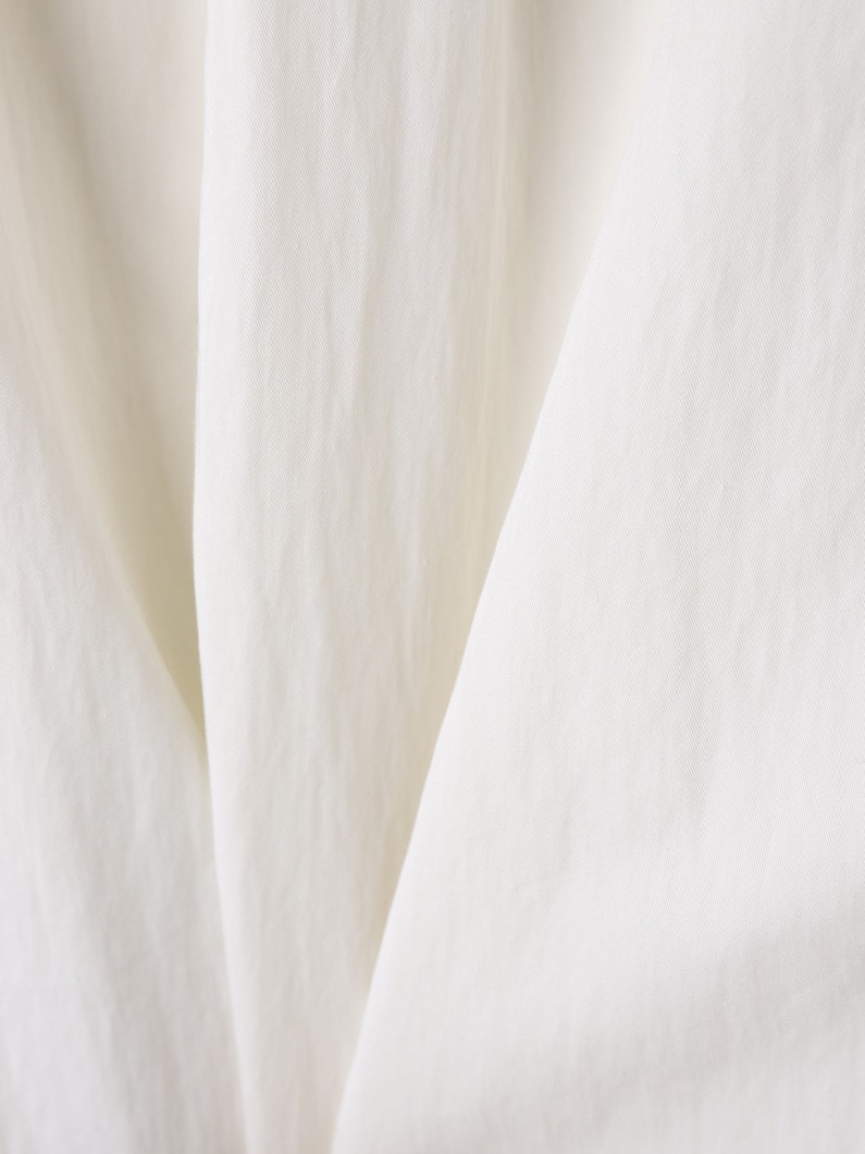 コットンナイロン ギャザー ブルゾン 詳細画像 ivory 4