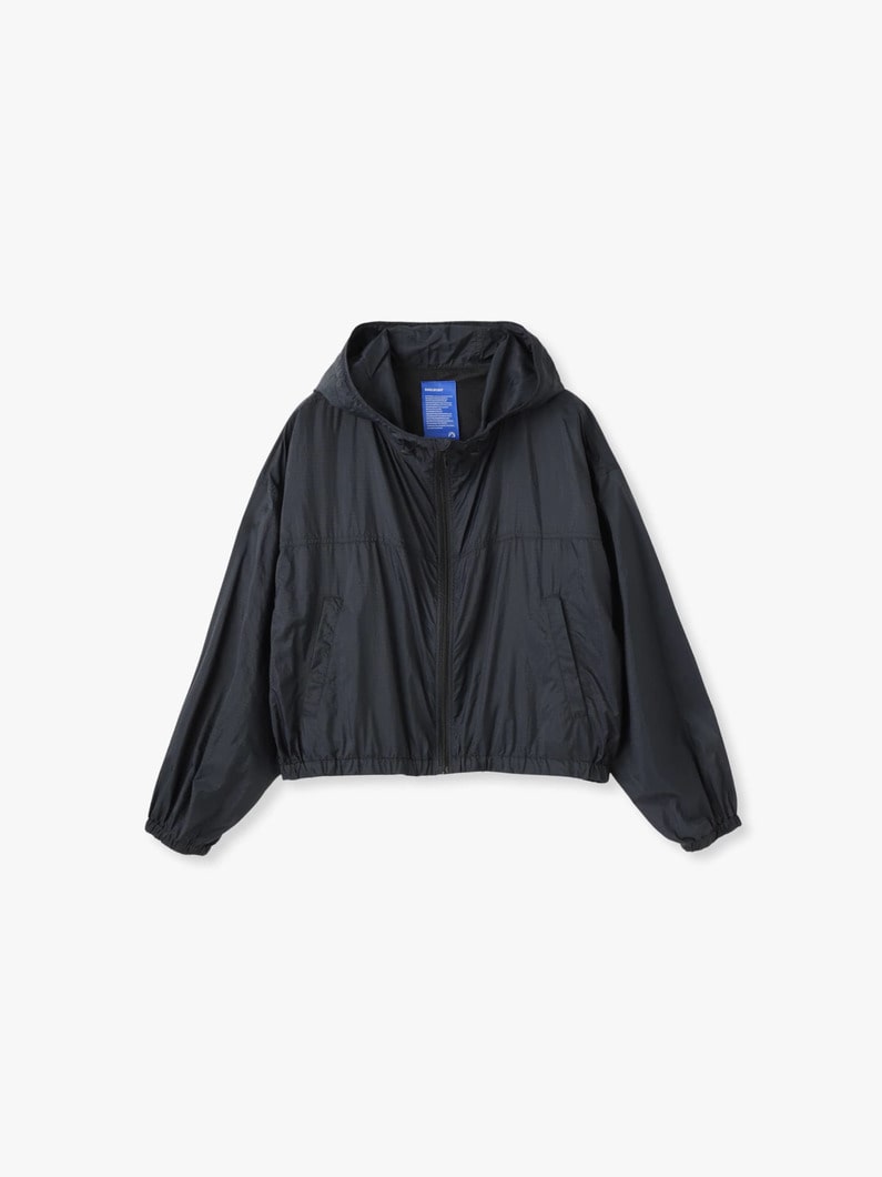 ネットプラス ナイロン ジップフーディー 詳細画像 black 5