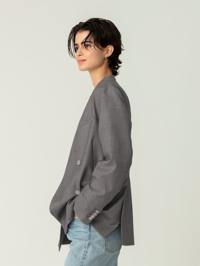 ドライシャンブレー ジャケット 詳細画像 light brown 2