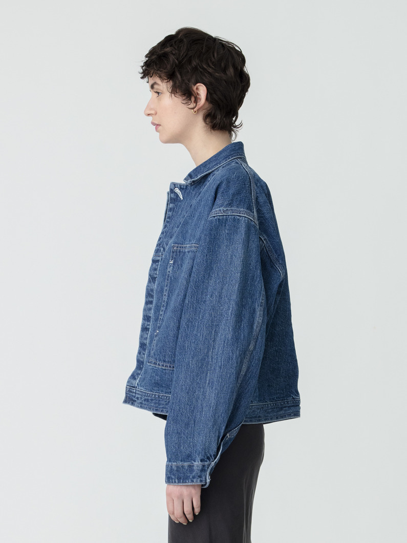 デニム ユーティリティ ジャケット 詳細画像 blue 2