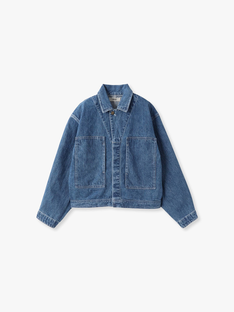 デニム ユーティリティ ジャケット 詳細画像 blue 5