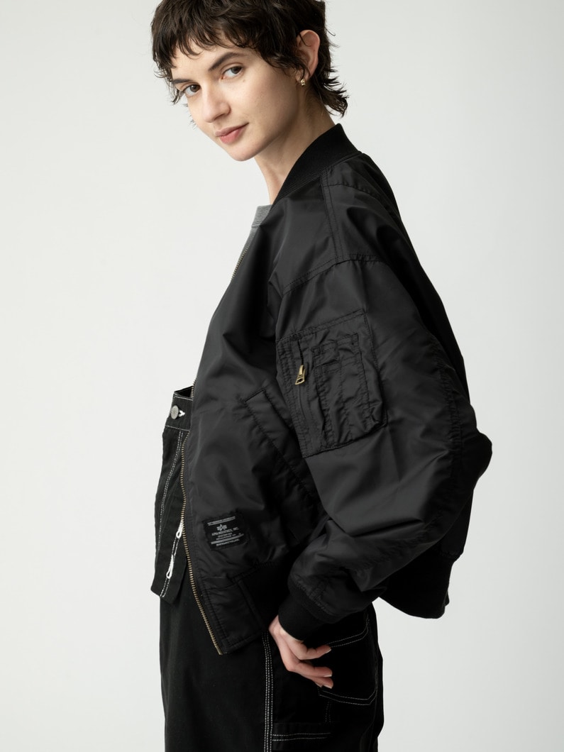 リバーシブル MA-1 詳細画像 black 2