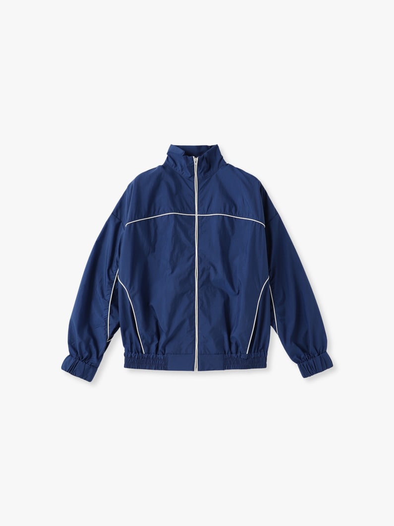 ワッシャーナイロン ブルゾン（ブルー/ブラック） 詳細画像 blue