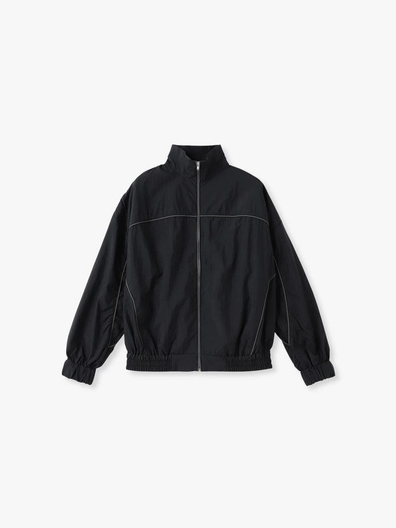 ワッシャーナイロン ブルゾン（ブルー/ブラック） 詳細画像 black 4