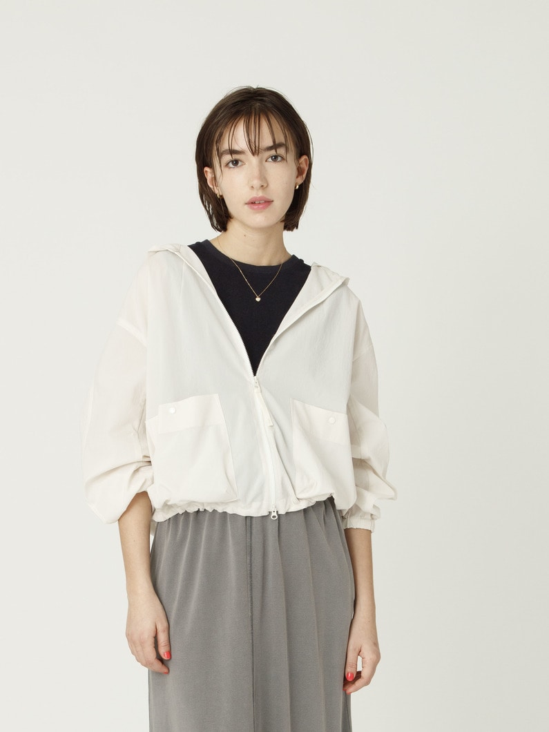 フーディー ジャケット（アイボリー/ネイビー） 詳細画像 ivory 1