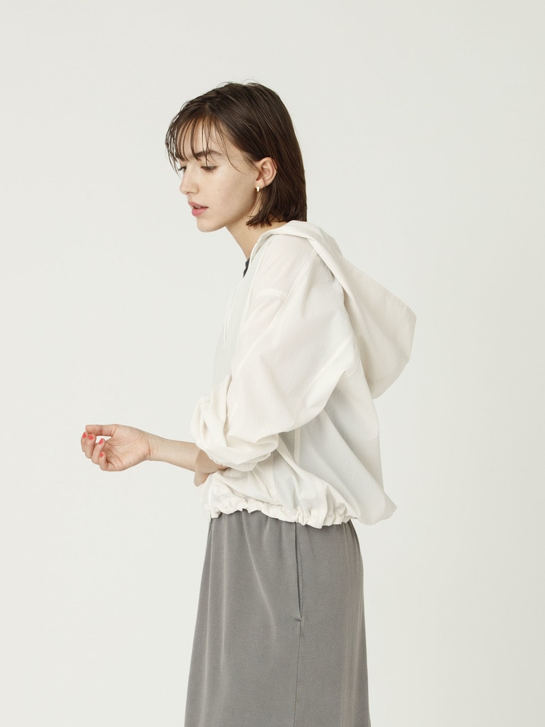 フーディー ジャケット（アイボリー/ネイビー） 詳細画像 ivory 2