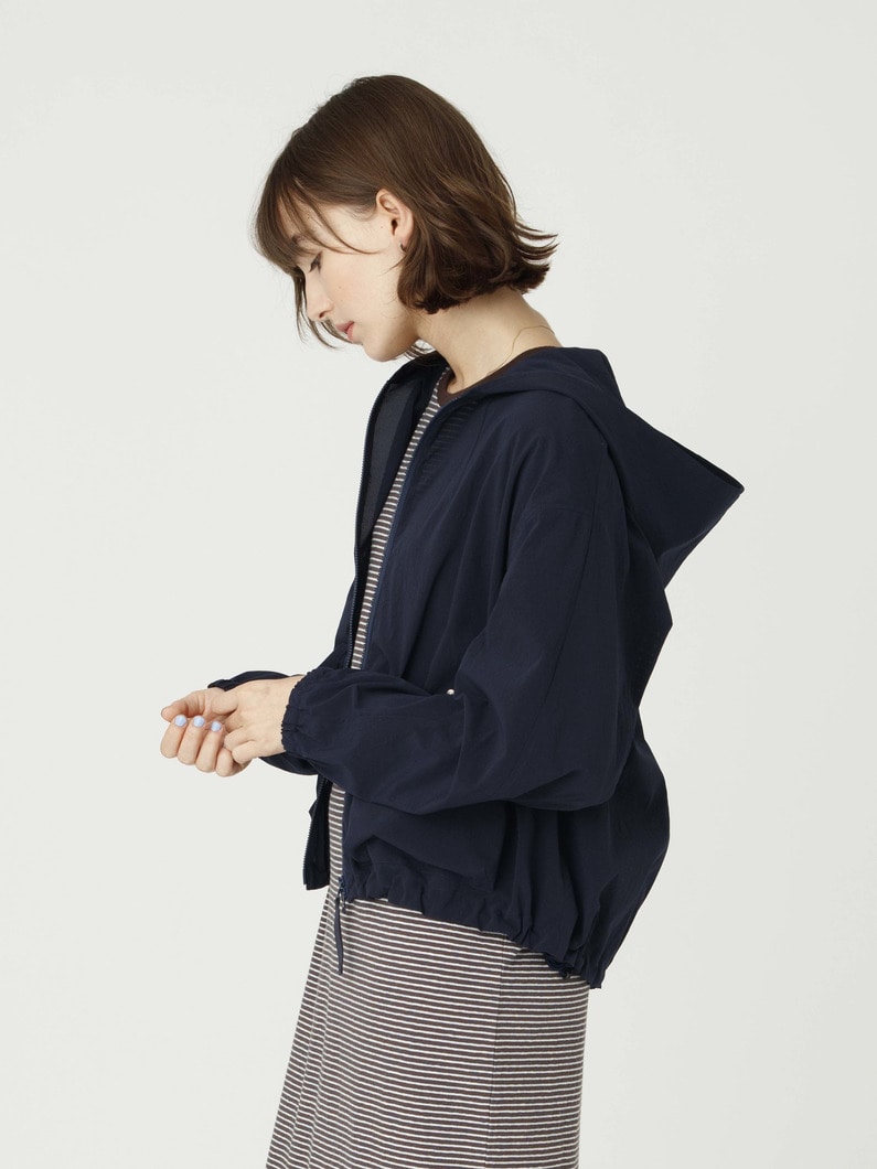 フーディー ジャケット（アイボリー/ネイビー） 詳細画像 navy 4