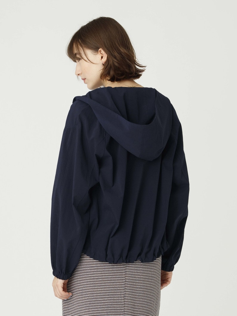 フーディー ジャケット（アイボリー/ネイビー） 詳細画像 navy 5