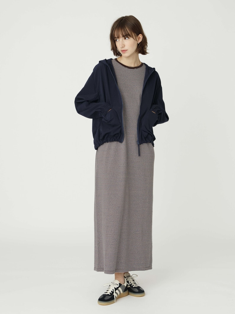 フーディー ジャケット（アイボリー/ネイビー） 詳細画像 navy 6