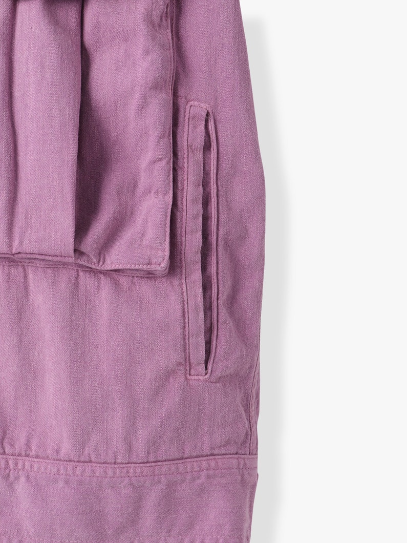 オーバーダイ デニムジャケット 詳細画像 lavender 3