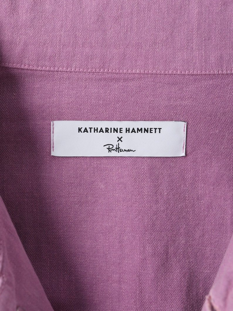 オーバーダイ デニムジャケット 詳細画像 lavender 4