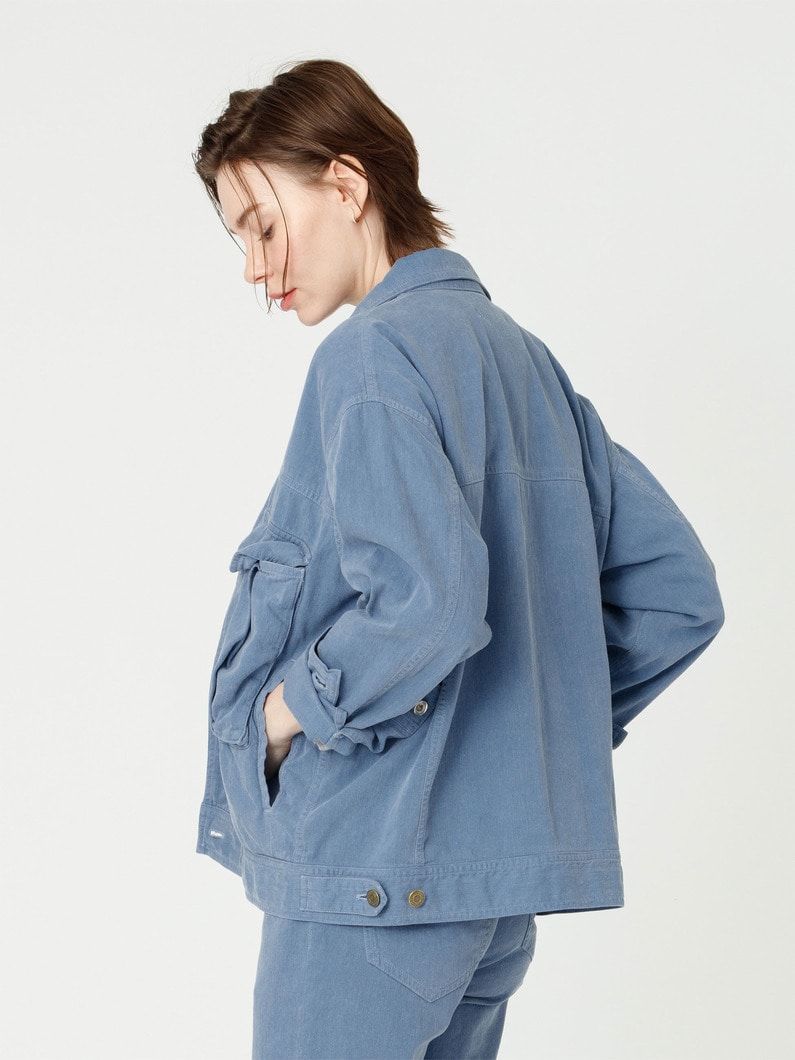 オーバーダイ デニムジャケット 詳細画像 blue 2