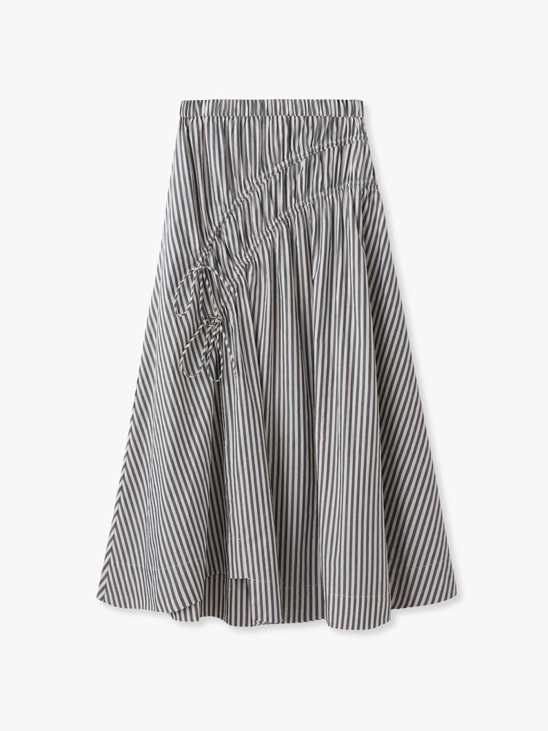 サビン ストライプ スカート 詳細画像 dark green 4