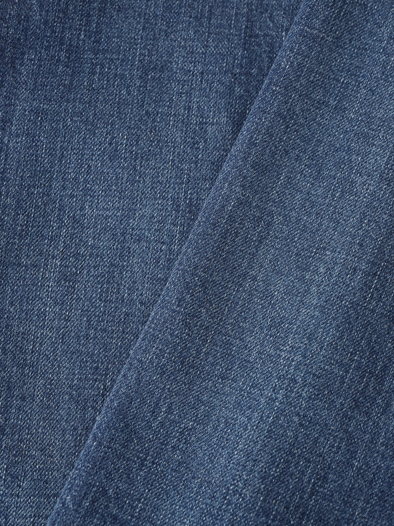 フロントジップ デニム ミニスカート 詳細画像 black 4