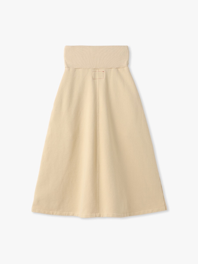 ガーメントダイ スウェット スカート 詳細画像 red 1