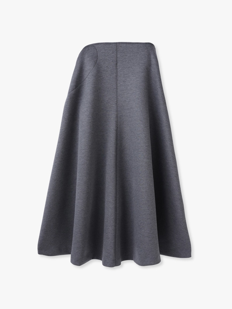 ハート ステッチ フレアスカート 詳細画像 navy 1