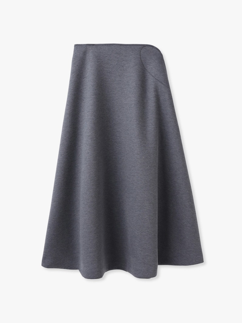 ハート ステッチ フレアスカート 詳細画像 gray