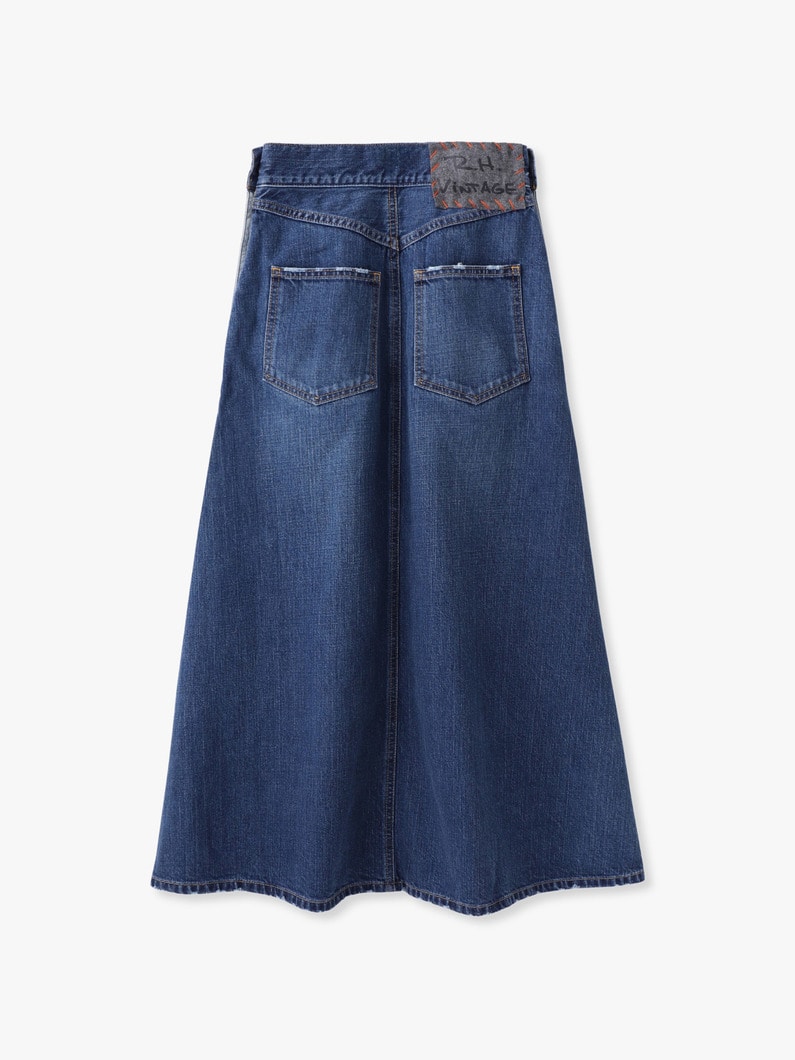 フレア デニム ロングスカート 詳細画像 blue 1