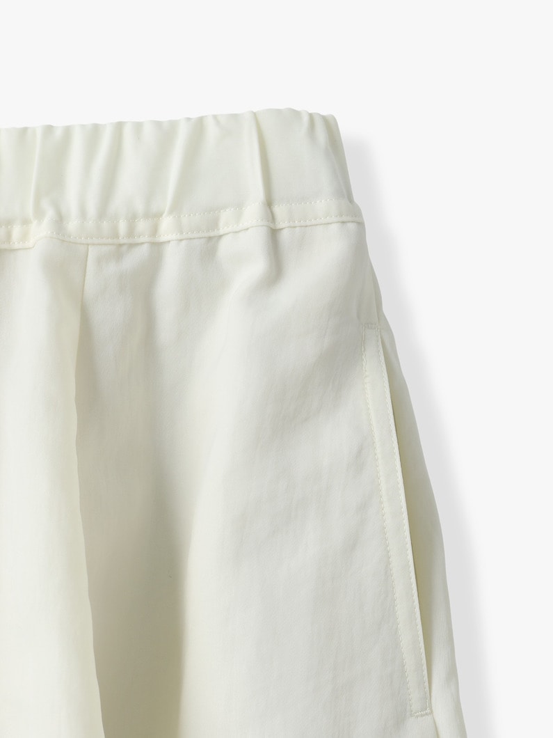 ギャザー フレアスカート（アイボリー/ブラック） 詳細画像 ivory 2