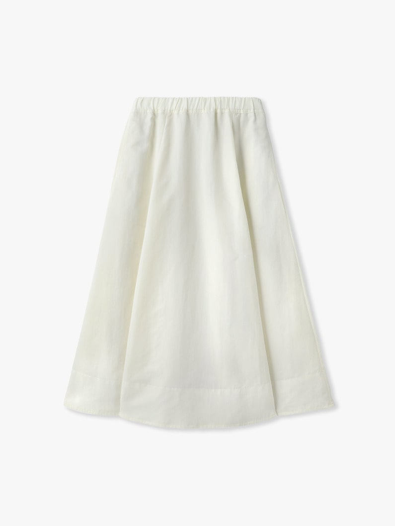 ギャザー フレアスカート（アイボリー/ブラック） 詳細画像 ivory 4