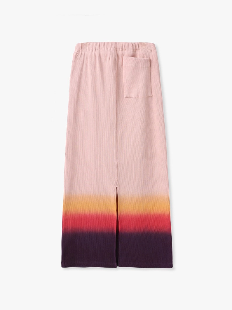 グラデーション リブ スカート 詳細画像 pink 1