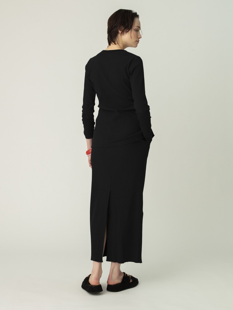 トタンリブ スカート 詳細画像 black 3