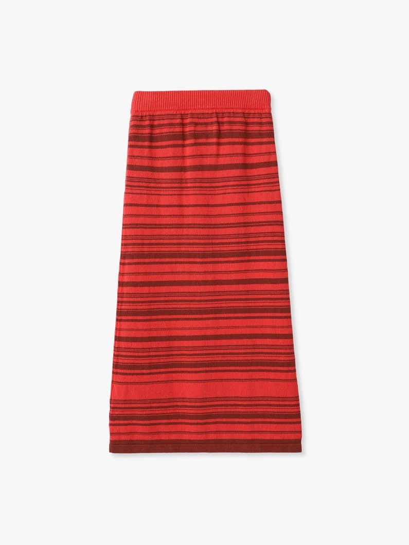ネイティブストライプ スカート 詳細画像 red 1